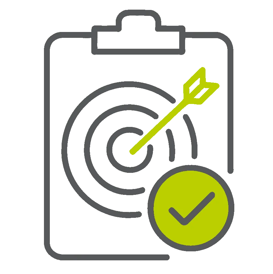 A manager and employee develop a shared target agreement